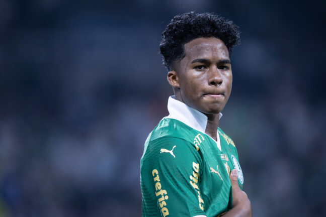 Endrick avec Palmeiras