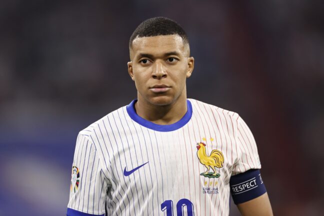 Kylian Mbappé sous le maillot de l'équipe de France (Icon Sport)