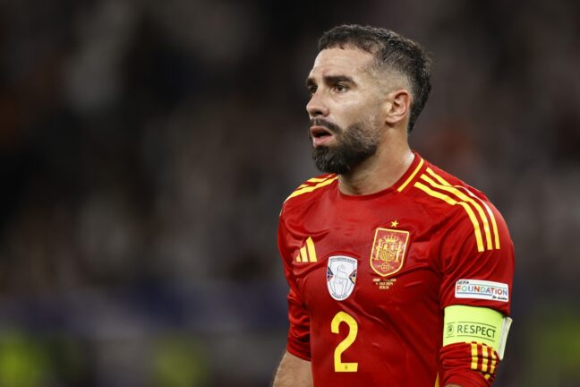 Carvajal avec l'Espagne