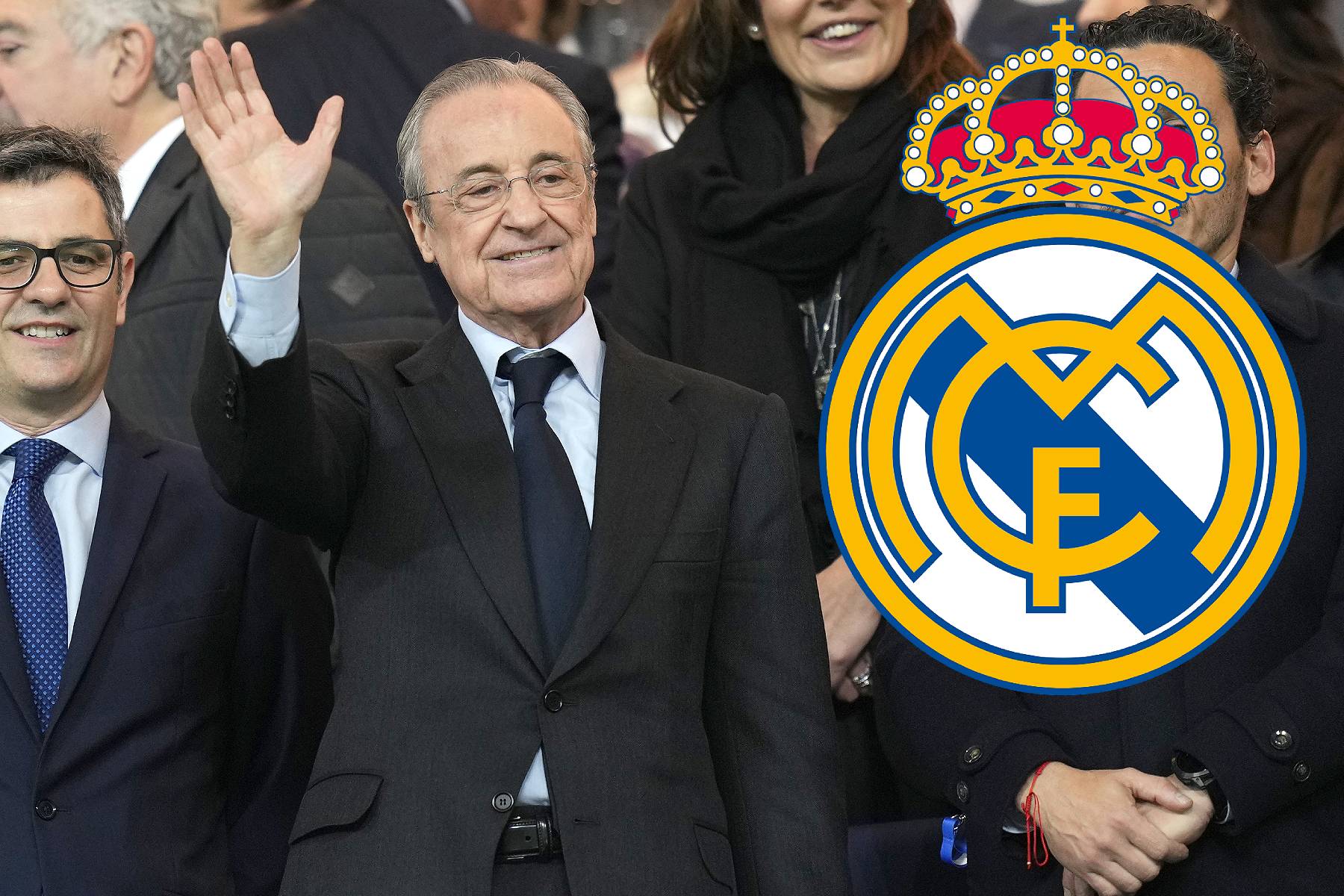Florentino Pérez, le président du Real Madrid vise une pépite (Icon Sport)