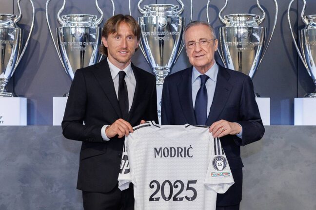 Modrić a prolongé au Real Madrid jusqu'en 2025 (realmadrid.com)