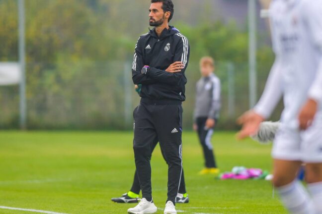 Alvaro Arbeloa entraîne le Real Madrid U19 (Icon Sport)