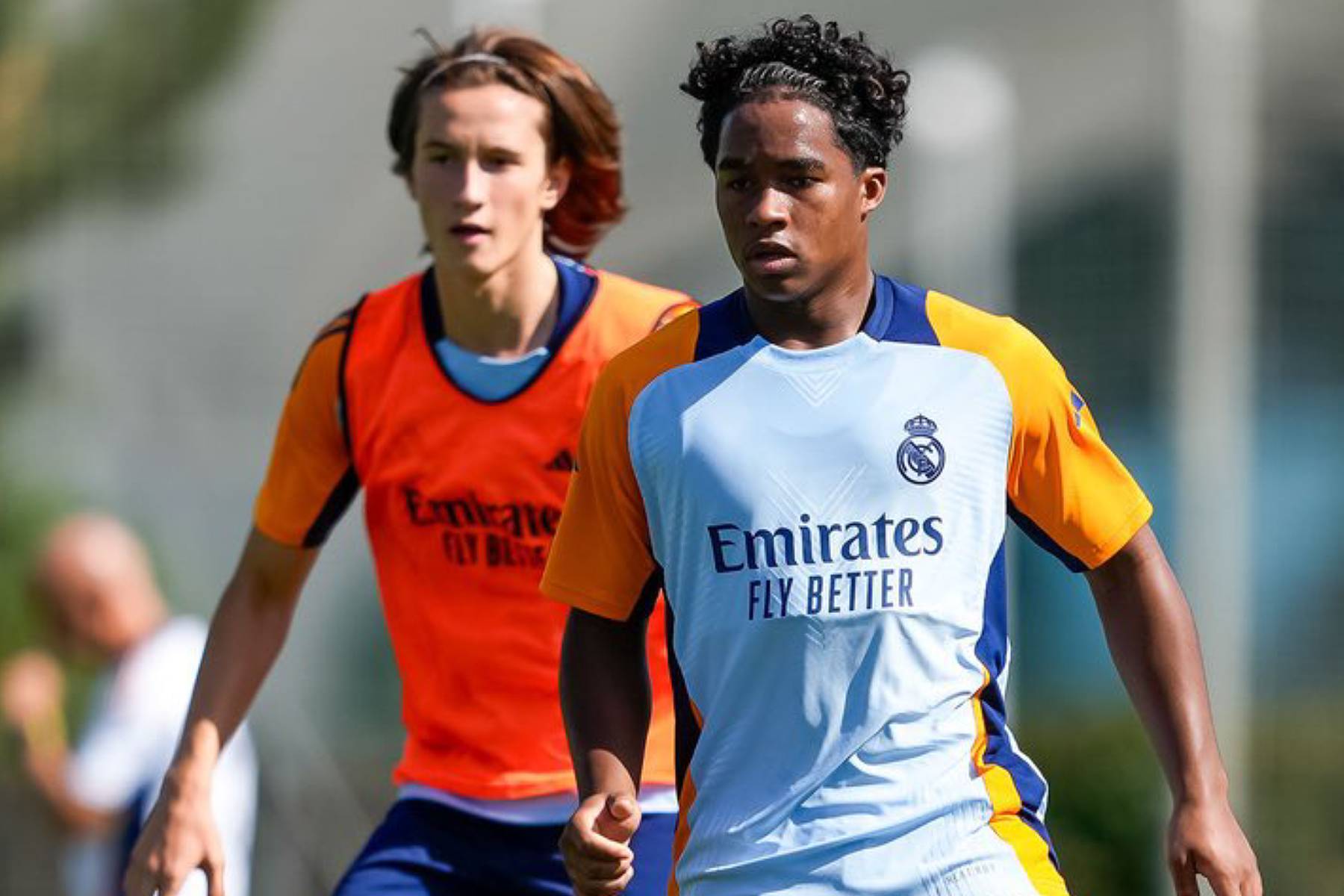 Endrick a participé a sa première séance collective ce dimanche (realmadrid.com)