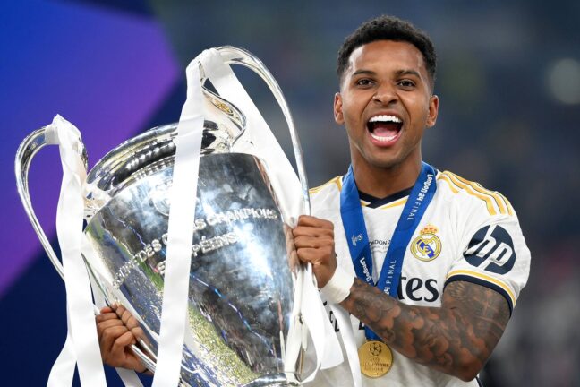 Rodrygo va revenir aux entraînements avant la date prévue (Getty Images)