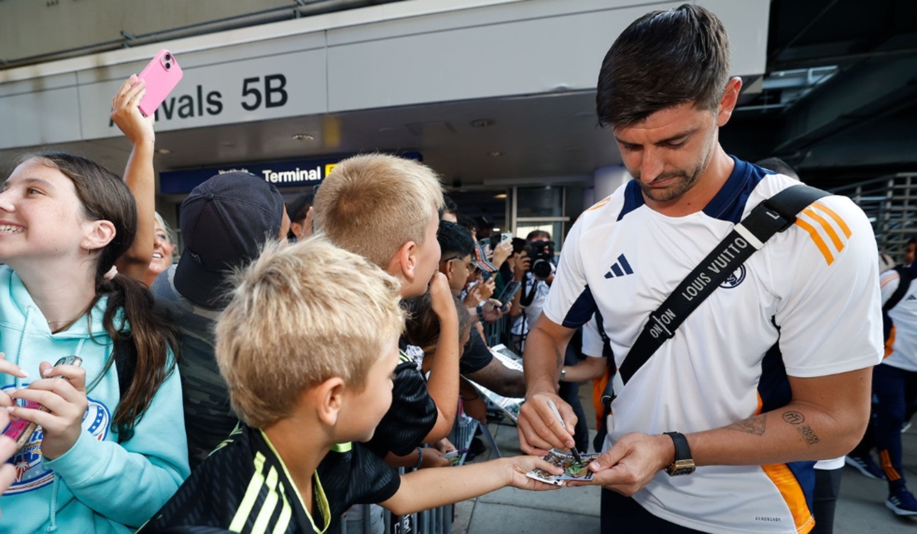 Le Real Madrid est arrivé à Chicago