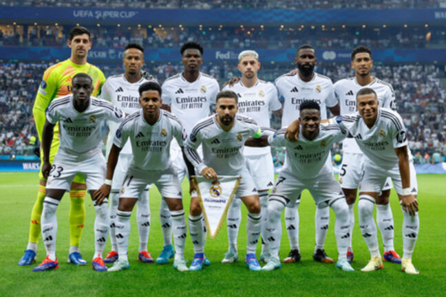L'équipe du Real Madrid rentre en scène bientôt en Copa del Rey. (Crédit : Real Madrid)
