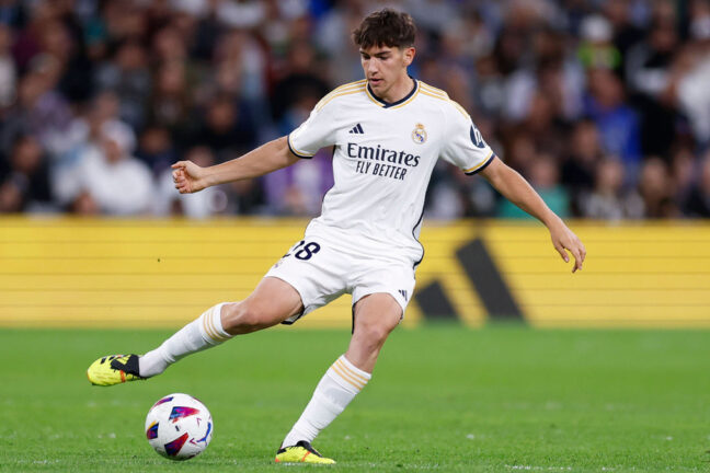 Mario Martin lors d'un match de pré-saison (Real Madrid)