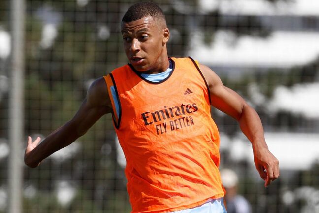 Mbappé souhaite débuter lors de la Supercoupe d'Europe mercredi (Getty Images)
