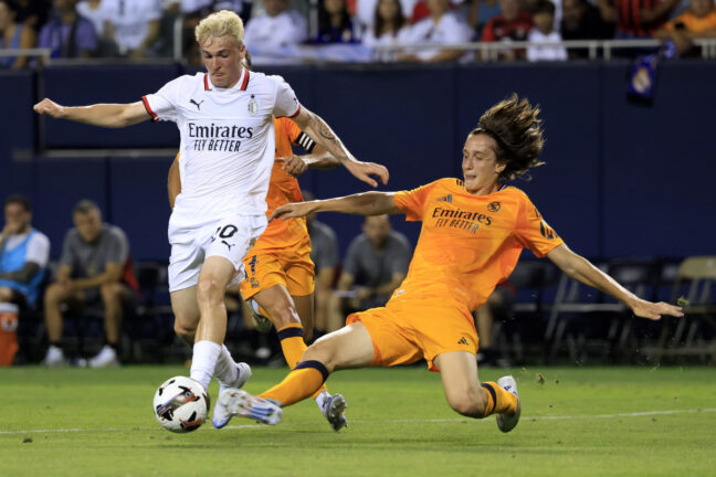 CHICAGO, ILLINOIS - JULY 31: Alejandro Jimenez of AC Milan