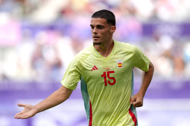 Miguel Gutierrez lors d'un match au JO (Getty Images)