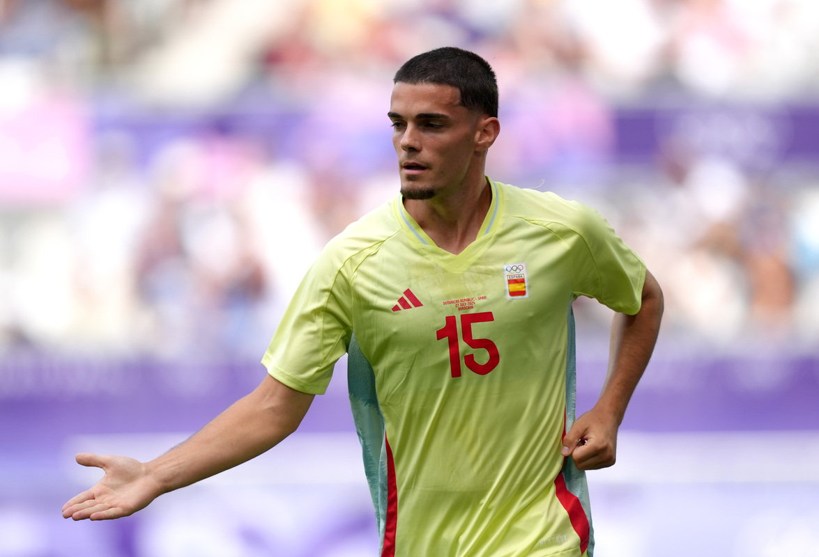 Miguel Gutierrez lors d'un match au JO (Getty Images)