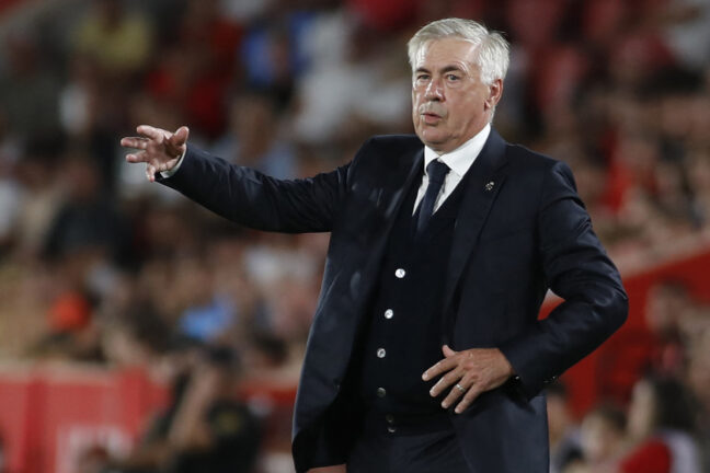 Carlo Ancelotti a donné le groupe du Real Madrid (Getty Images)