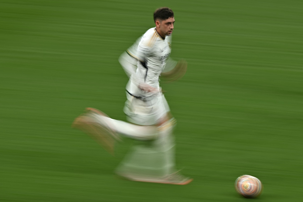 Federico Valverde en finale de Ligue des champions (Getty Images)