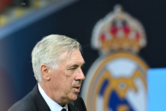 Ancelotti avant Real Madrid-Atalanta (Getty Images)