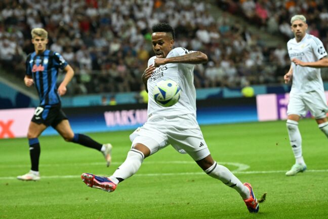 Éder Militao lors de la Supercoupe d'Europe. (Getty Images)