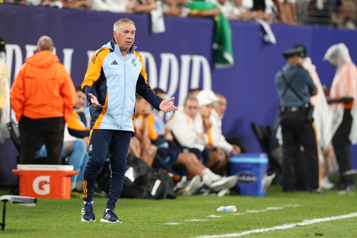 Carlo Ancelotti lors du Clásico américain (Getty Images)