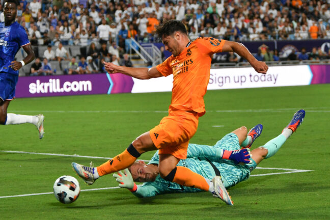 Brahim Diaz lors de Real Madrid - Chelsea (Getty Images)