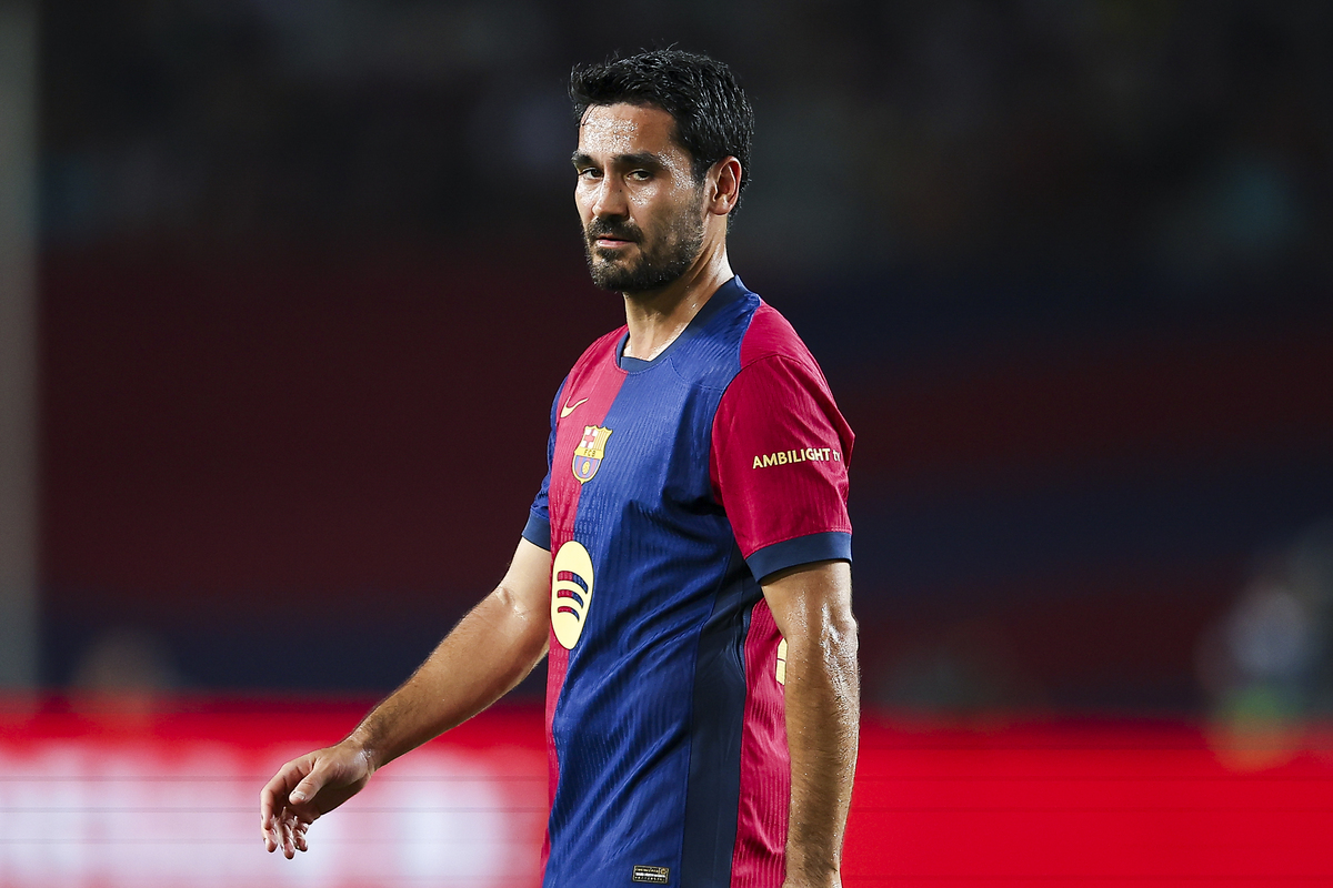 İlkay Gündoğan lors du dernier amical du FC Barcelone (Getty Images).