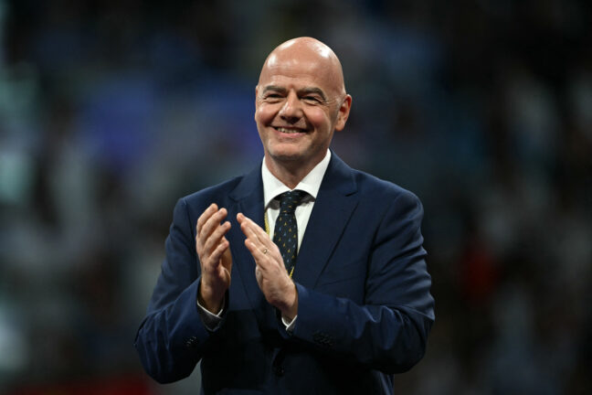 Gianni Infantino, le président de la FIFA s'est associé à DAZN (FIFA)