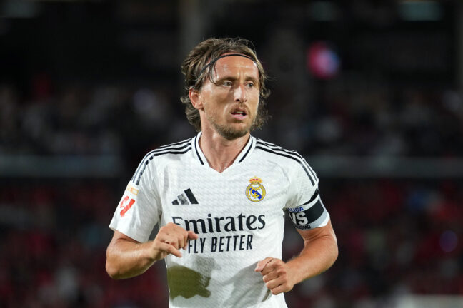 Luka Modrić lors de RCD Majorque - Real Madrid (Getty Images).