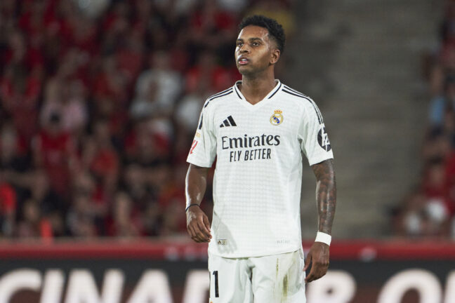 Rodrygo lors de Real Madrid - Majorque (Getty Images).