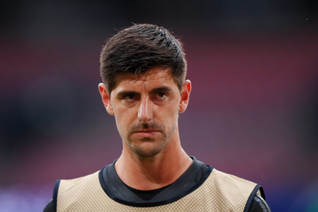 Courtois s'est exprimé face à la presse après la rencontre (Getty Images)