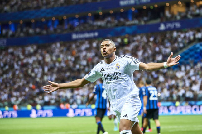 La première tant attendue de Mbappé au Real Madrid (Getty Images)