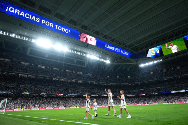 Le toit du Santiago Bernabéu permet de garder une température agréable (Getty Images)