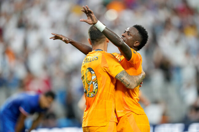 Vinicius Jr. face à Chelsea lors de la pré-saison.