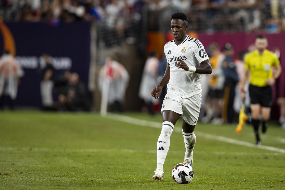 Vinicius Jr devrait très probablement débuter la rencontre face à Chelsea (Getty Images)