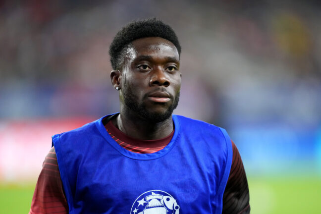 Alphonso Davies pendant la Copa America avec le Canada (Getty Images)