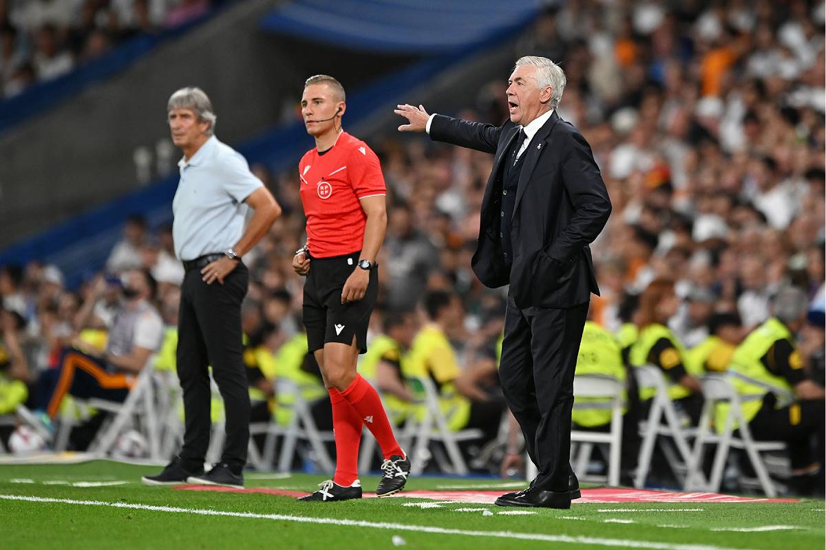 Ancelotti face au Betis ce dimanche (hoto by Denis Doyle/Getty Images).