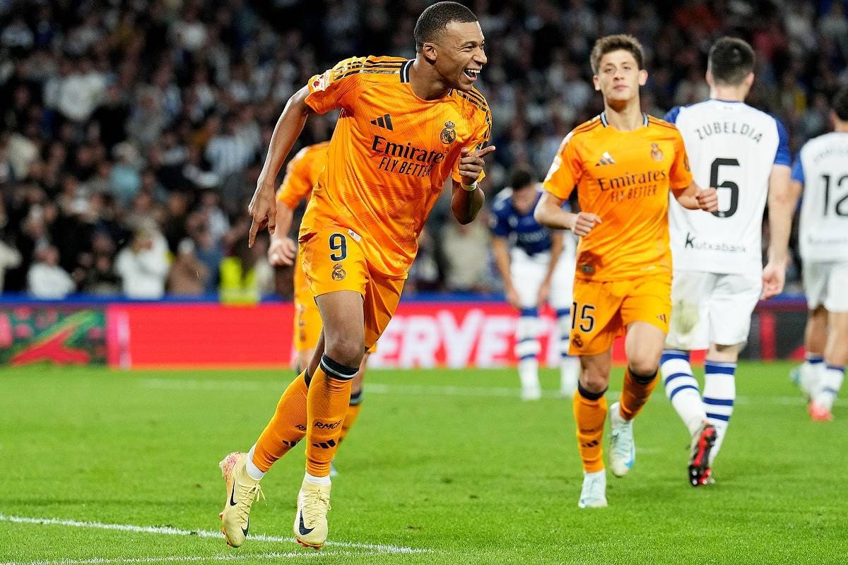 Kylian Mbappé s'est montré satisfait de son début de saison au Real Madrid (Getty Images)