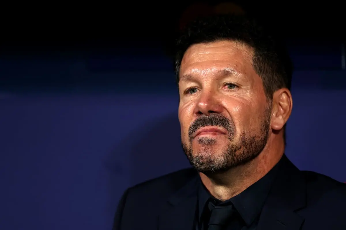 Diego Simeone, l'entraineur de l'Atlético (Real Madrid) (Photo by Florencia Tan Jun/Getty Images)