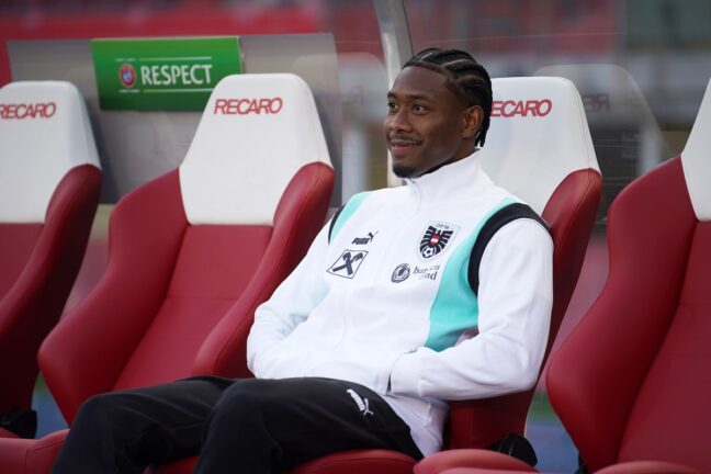 David Alaba avec l'Autriche à l'Euro 2024 (Getty Images)