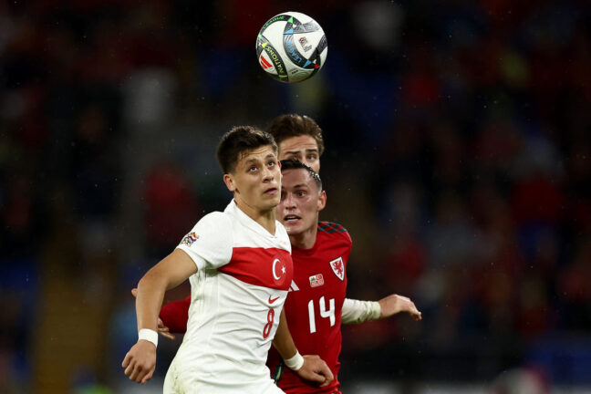 Arda Güler lors du match Pays de Galles - Turquie (Getty Images)