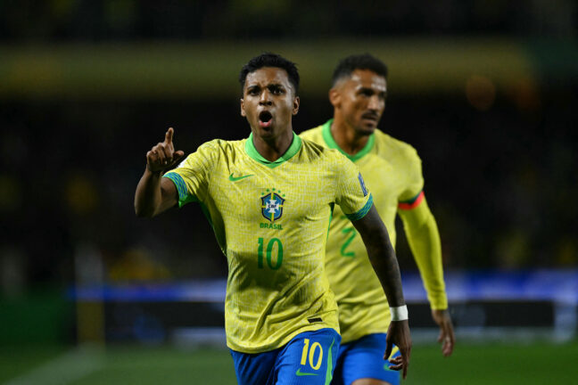 Rodrygo, buteur avec le Brésil (Getty Images)