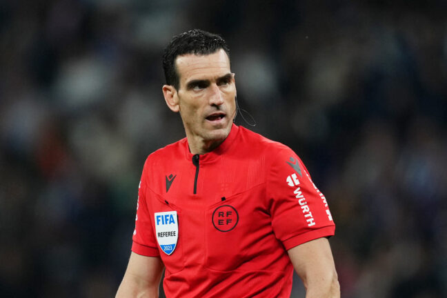 Martínez Munuera devrait vraisemblablement arbitrer la prochaine rencontre du Real Madrid (Getty Images)