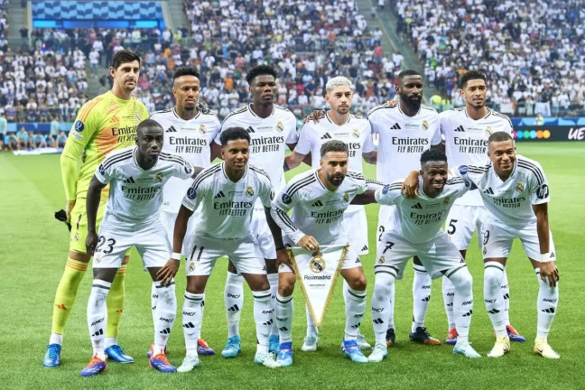 Le Real Madrid se déplace sur la pelouse de l'Atalanta. (Photo by Adam Nurkiewicz/Getty Images)