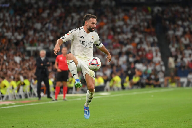 Dani Carvajal sous le maillot du Real Madrid (Getty Images).