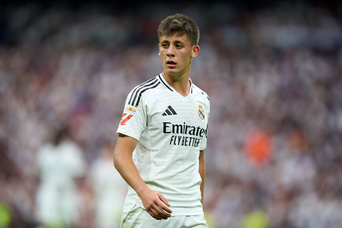 Arda Güler lors de Real Madrid - Valladolid (Getty Images).