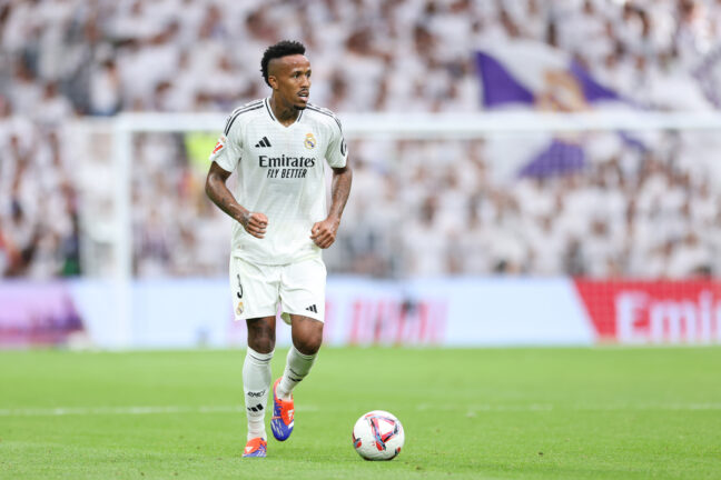 Éder Militão lors de Real Madrid - Real Valladolid (Getty Images).