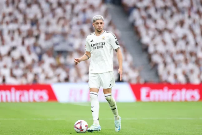 Federico Valverde face au Real Valladolid (Photo by Florencia Tan Jun/Getty Images)