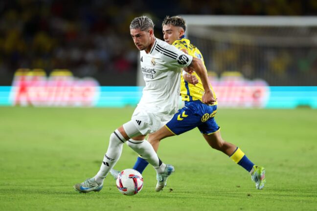 Federico Valverde (Real Madrid) lors du match face à Las Palmas (Getty Images)