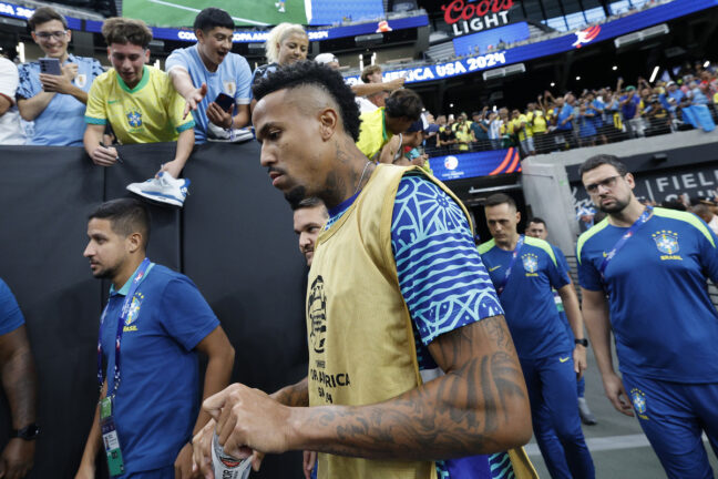 Eder Militao avec la sélection brésilienne (Getty Images)