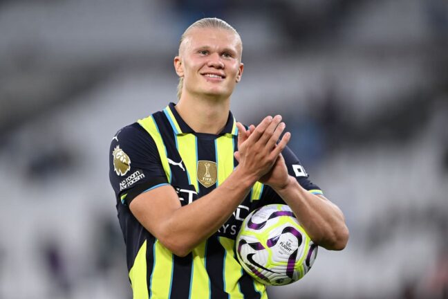 Haaland réalise un début de saison tonitruant avec Manchester City (Getty Images)