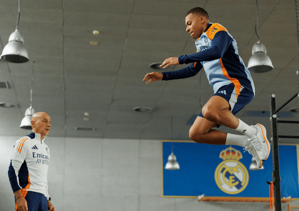 Kylian Mbappé à la Ciudad Real Madrid (site officiel du Real Madrid)