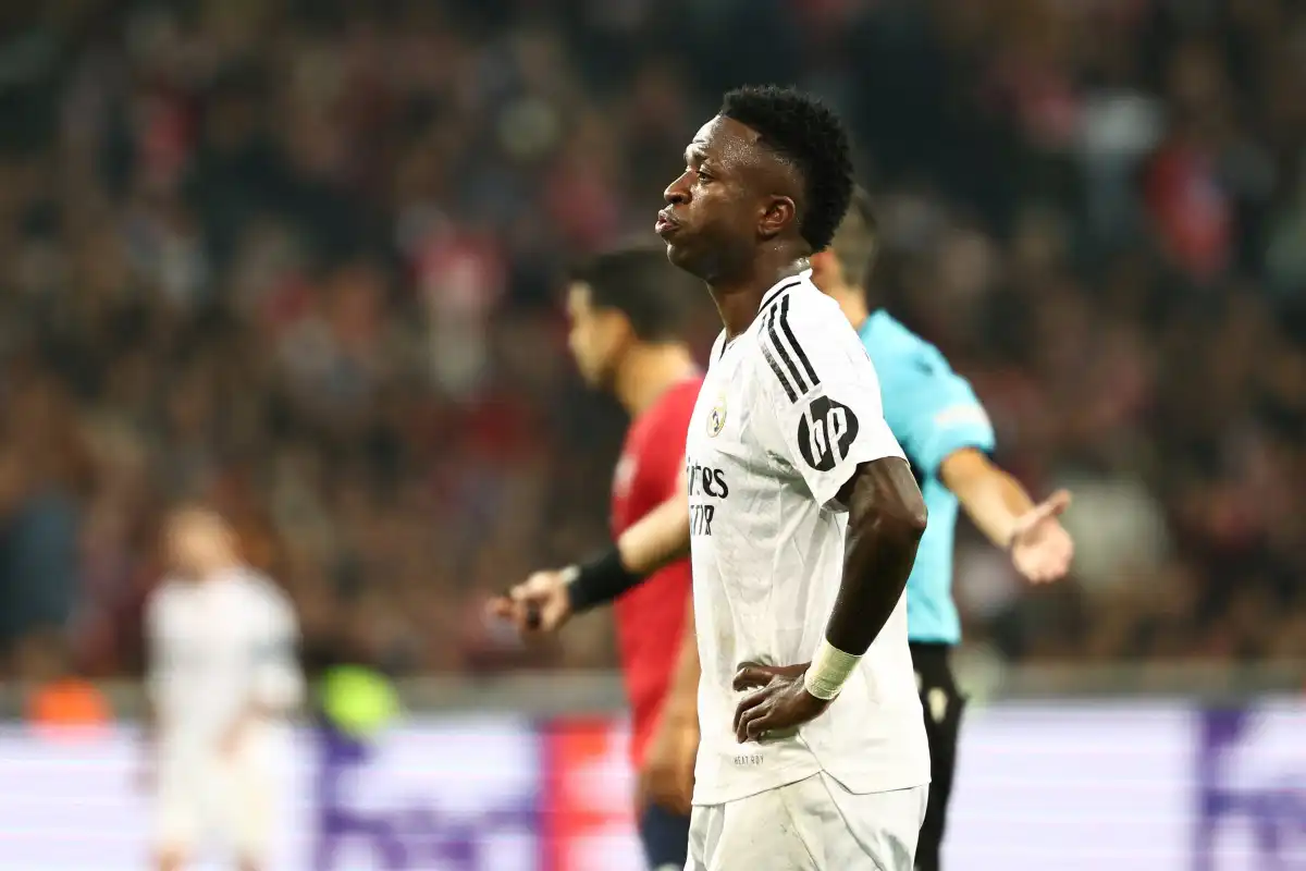 Vinicius Jr. lors de LOSC-Real Madrid. (AFP)
