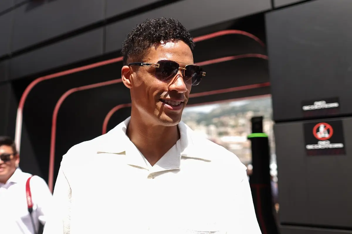 Raphaël Varane présent au grand prix de Formula 1 à Monaco en 2024. (Photo by Ryan Pierse/Getty Images)