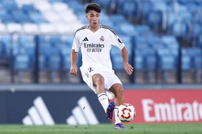 David Jiménez sous les couleurs du Castilla (via realmadrid.com)